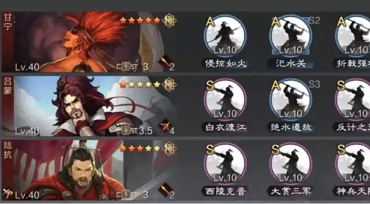 率土之滨甘宁配什么队好
