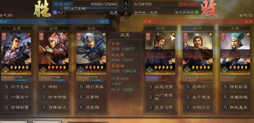 三国志战略版吕布要出什么装备