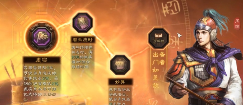 三国志战略版周瑜前期用什么战法