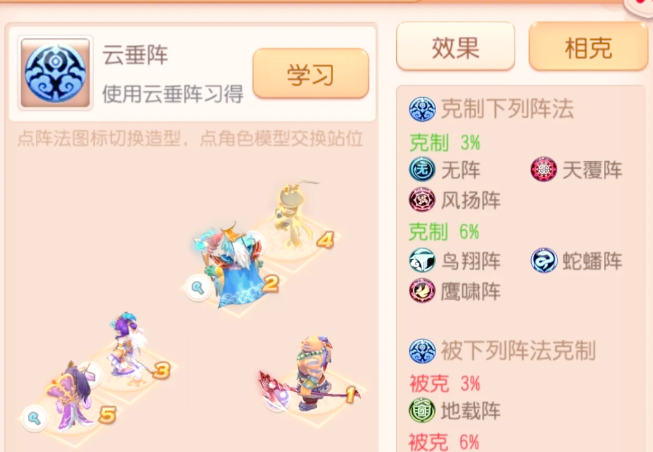 梦幻西游手游蛇阵用什么阵法