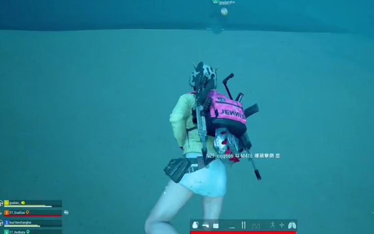 绝地求生怎么自动游泳不下沉