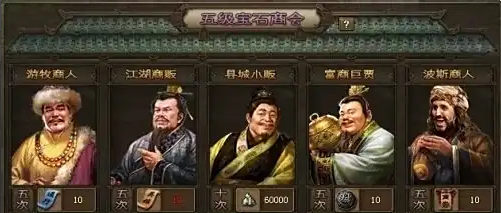 攻城掠地商会怎么玩