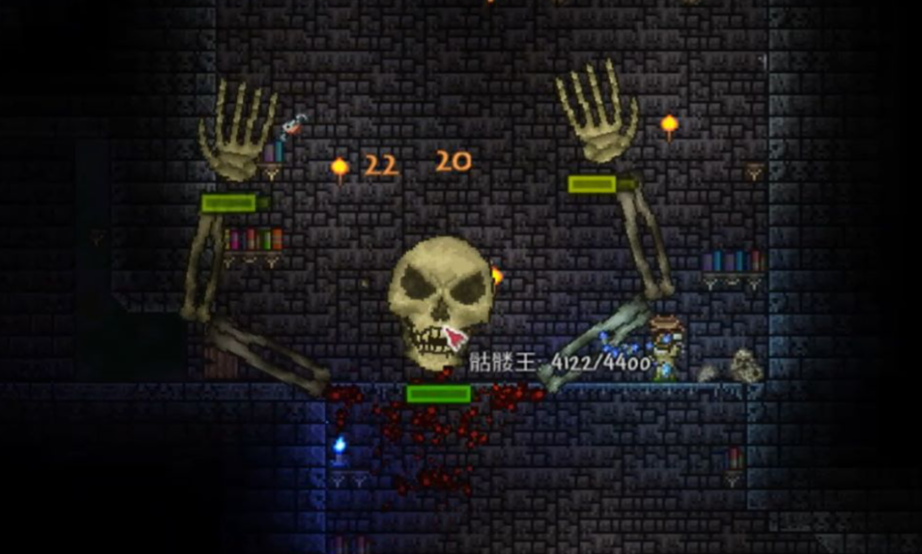 泰拉瑞亚骷髅王用什么打