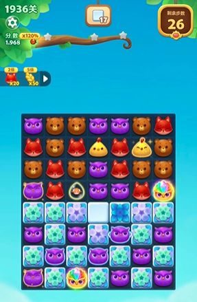 开心消消乐6873关怎么过