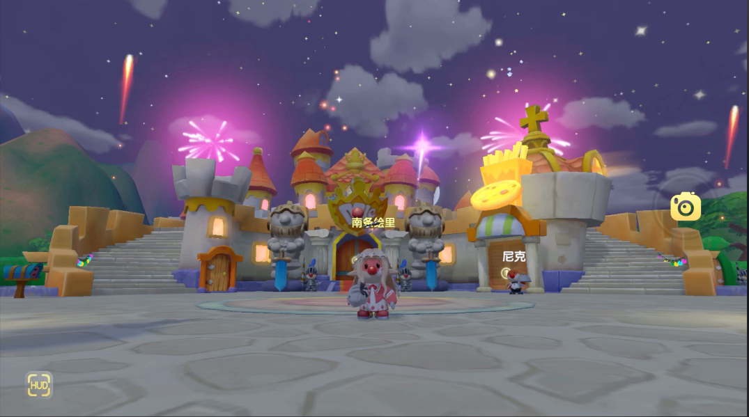 摩尔庄园怎么丢烟花