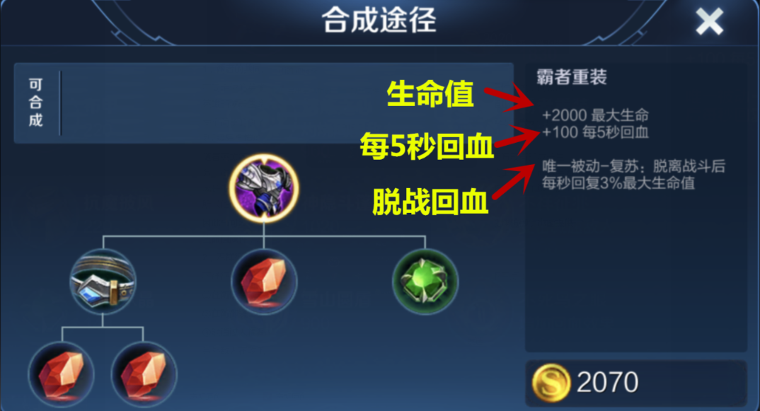 王者荣耀出装防御回血的英雄有哪些