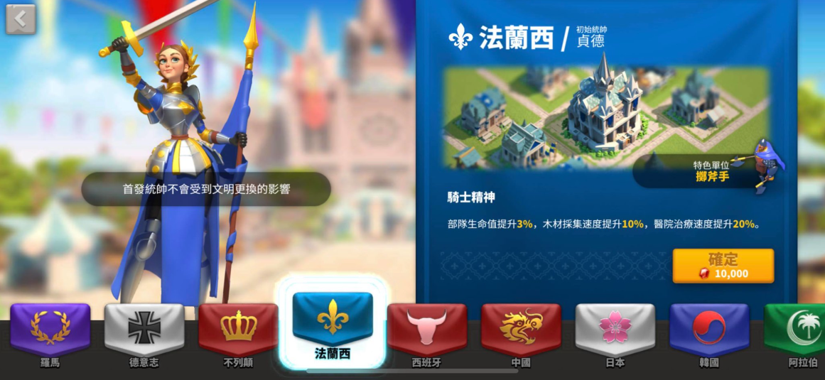 万国觉醒中期转什么文明 万国觉醒中期转什么文明