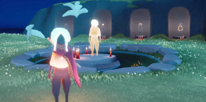 光遇圣岛鲲斗篷先祖的任务怎么过