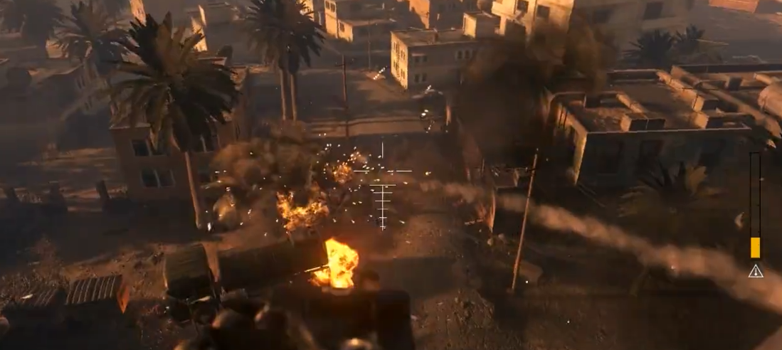 使命召唤4黑鹰坠落怎么过的