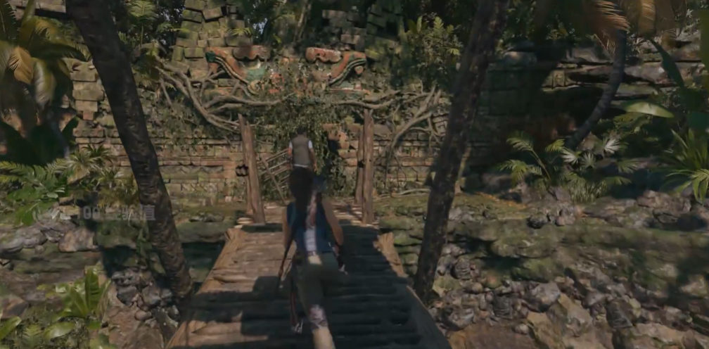 古墓丽影桥和重物怎么连在一起