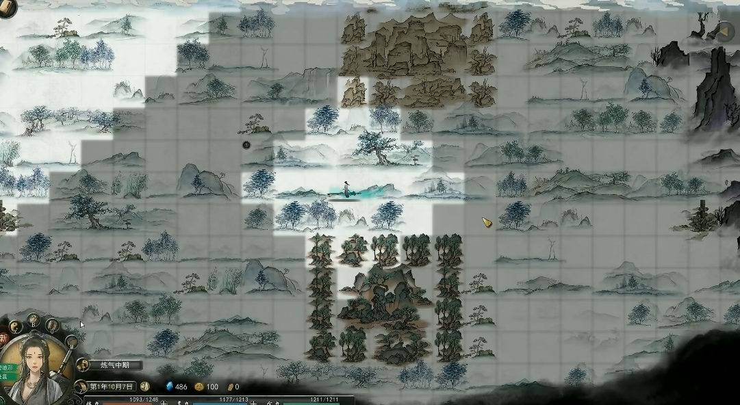 鬼谷八荒修炼灵气在哪