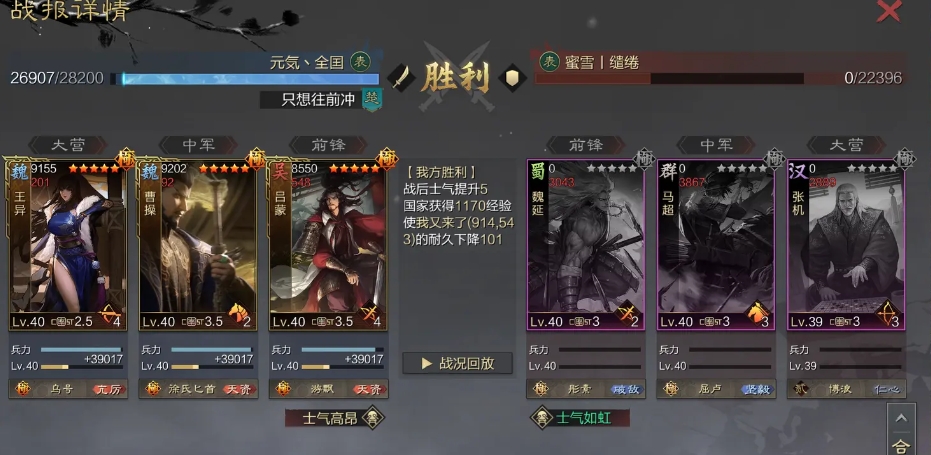 率土之滨王异张宁怎么配