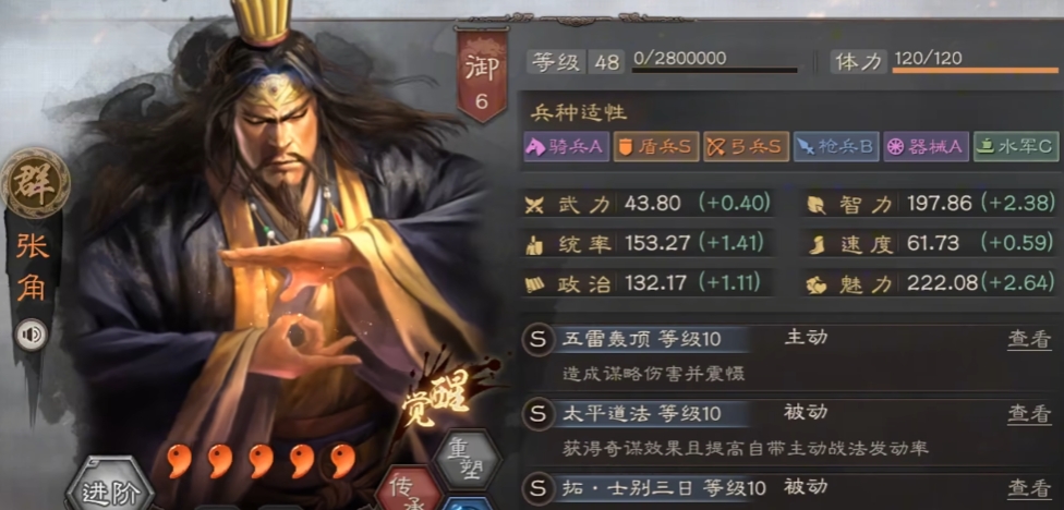 三国志战略版张燕有什么用