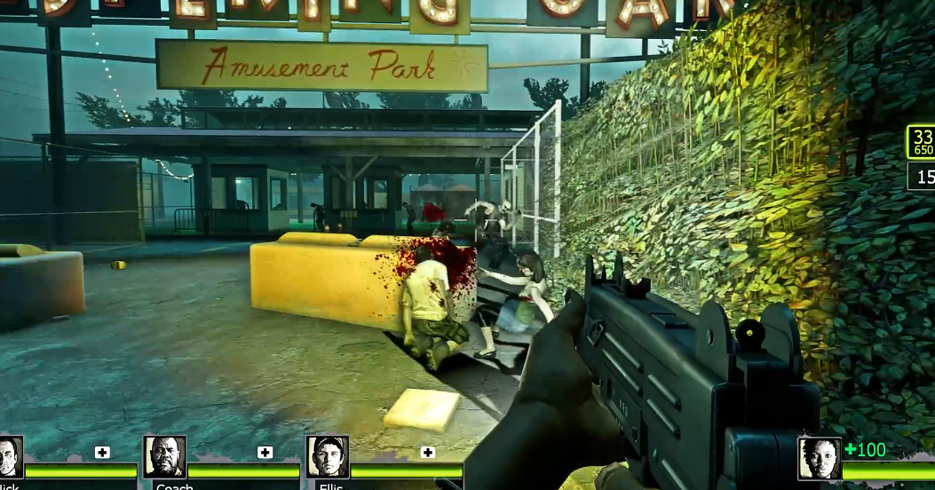 求生之路2游乐场怎么过关