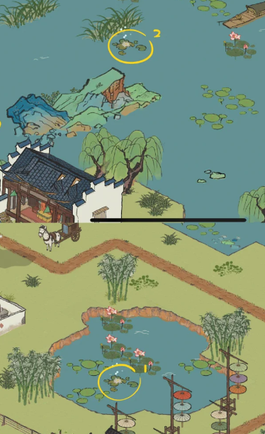 江南百景图睡莲都在哪里