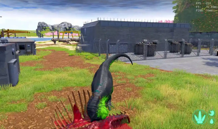 恐龙岛怎么吃肉和喝水