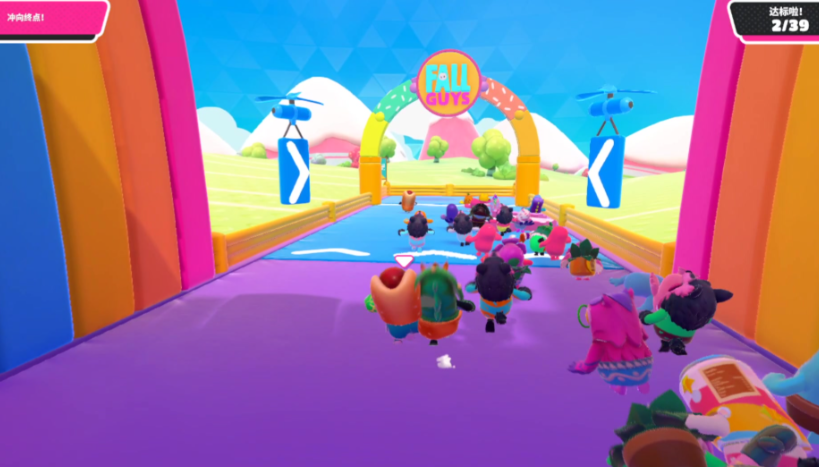 糖豆人闯门冲关怎么看门