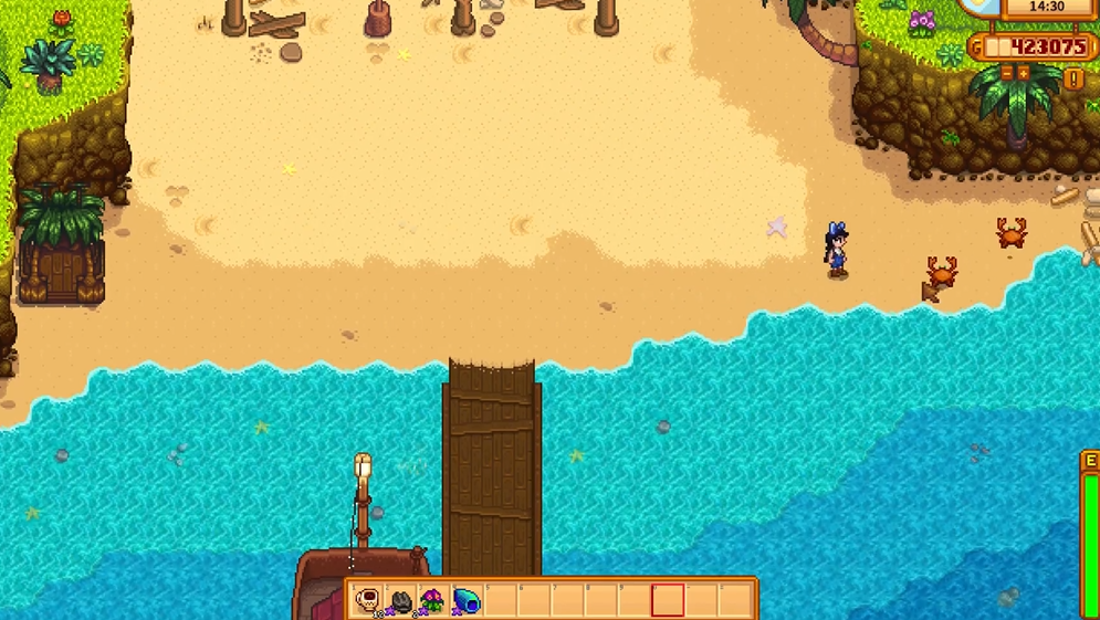 星露谷物语姜岛怎么过桥