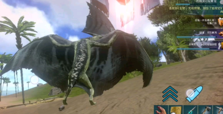 方舟生存进化古神翼龙怎么抓