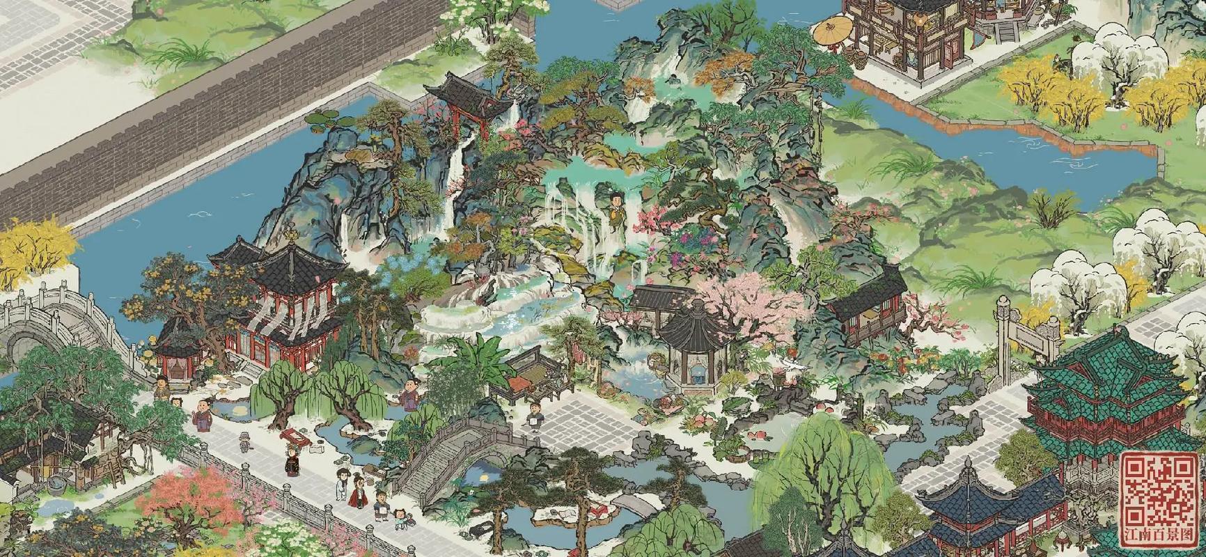 江南百景图如何接近废墟