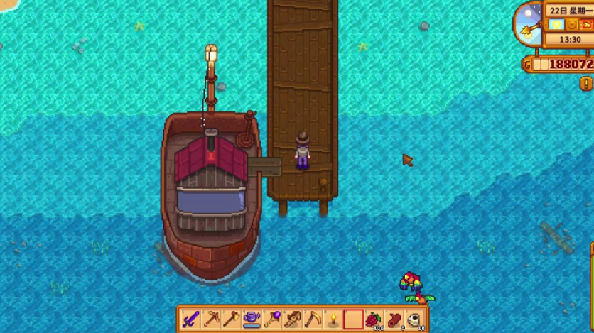 星露谷物语怎么快速去姜岛