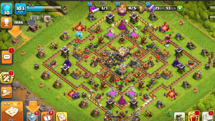 部落冲突怎么靠边布局