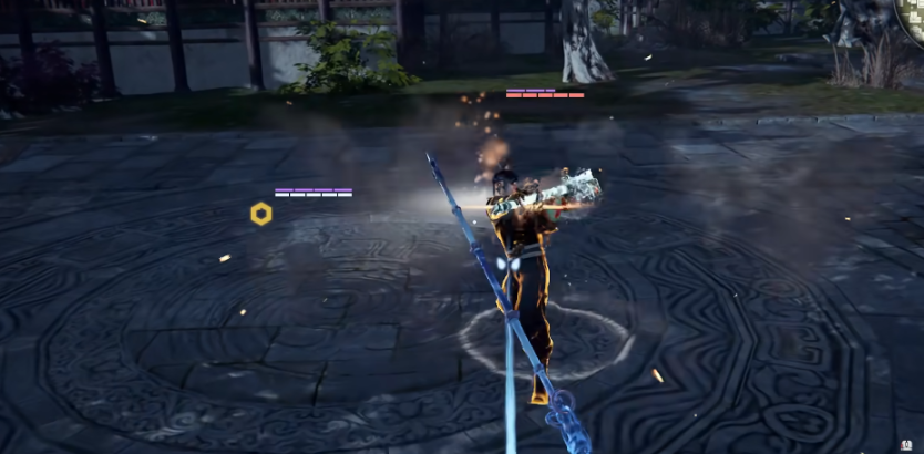 永劫无间怎么边跑边转圈