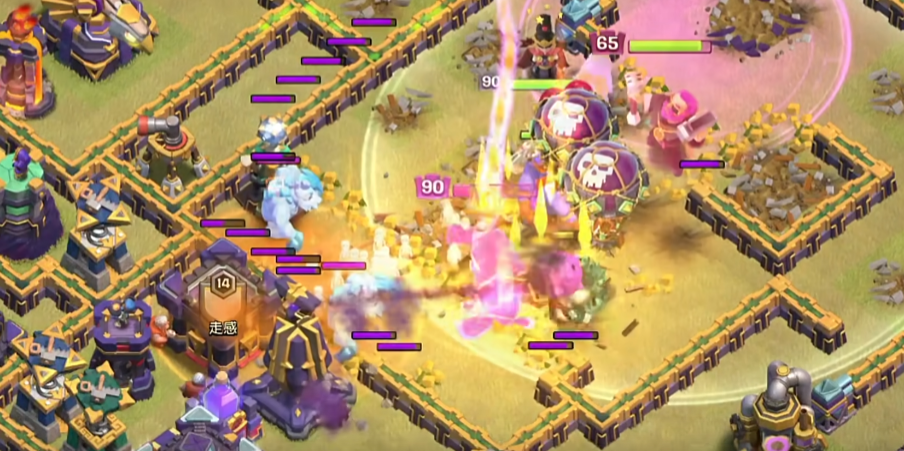 部落冲突怎么地震火箭