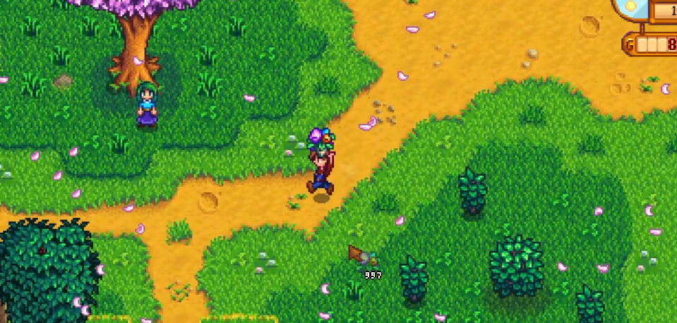 星露谷物语怎么送花