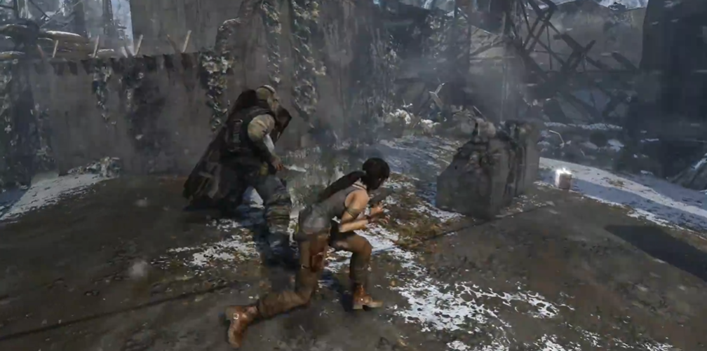 古墓丽影崛起盾牌兵怎么打