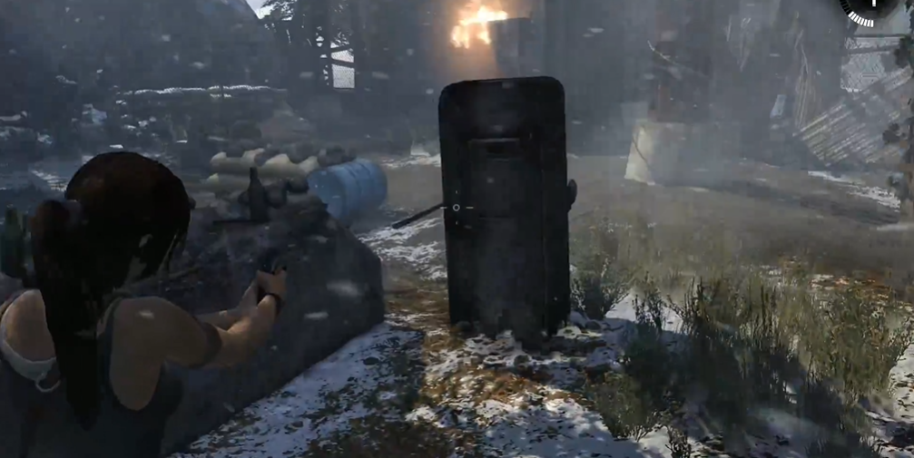 古墓丽影崛起盾牌兵怎么打