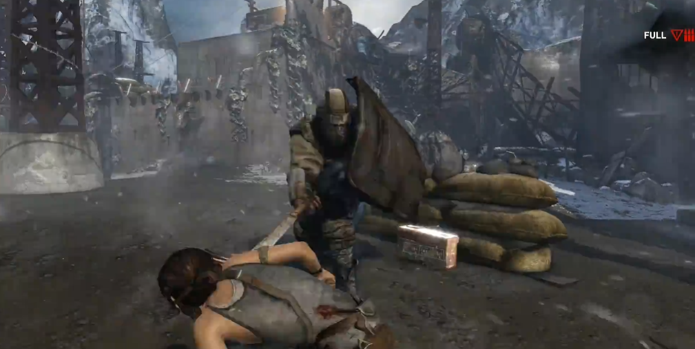 古墓丽影崛起盾牌兵怎么打